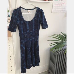 Pretty Blue LulaRoe Nicole